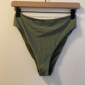 Aerie high waisted cheeky bikini bottoms